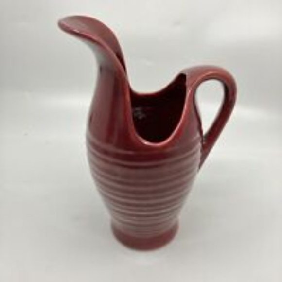 Vintage  Camark Pottery Red Ewer Jug Made in USA - Picture 4 of 12